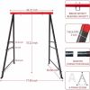 Swing Stand Frame,Swing Set Frame for Both Kids and Adults,880 Lbs Heavy-Duty Metal A-Frame Backyard Swing for Indoor Outdoor,Red(Without Swing)