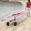 Foldable Kayak Canoe Boat Carrier Cart Trailer Trolley 176lbs Transport Cart for Paddleboard