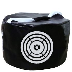 Golf Swing Blow Bag Good For Swing Target Training Golf Strength Skill Improve Tools (Color: BLACK)