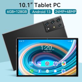 2023 New 5G Tablet PC, S30pro, 10.1 inch, 512GB large flash memory, Android Tablets, Dual Cards,  8000mAh Laptops, wifi GPS (ROM: 128GB, Color: BLACK)