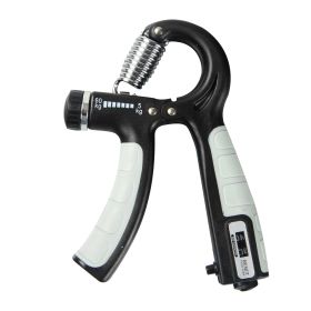 Hand Grip Strengthener, Counting hand Grips Workout, Adjustable Resistance Strength Hand Grip 11-132 lbs, Hand Grip Strength Exerciser for Muscle Buil (Color: grey)